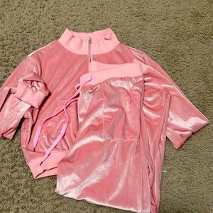 Pink Velvet set